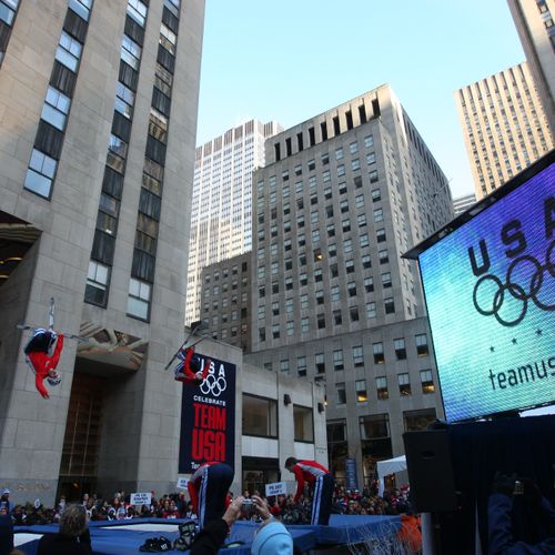 The Making of Team USA at Rockefeller Plaza