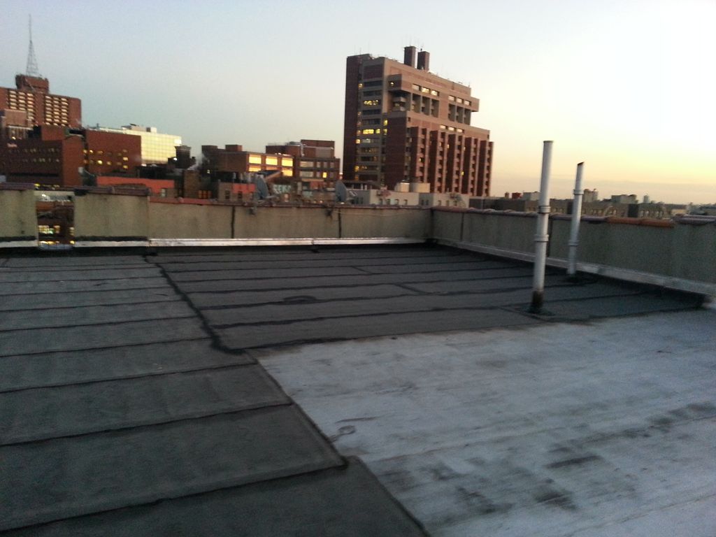 Flat Roof repair work.