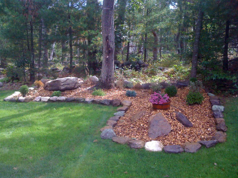 Zen Garden using Natural Hardscapes
Rutland, MA
