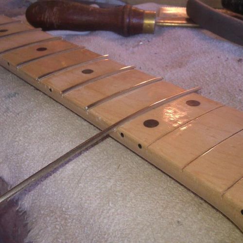 We also fix them ..Custom Fret Work of any kind we