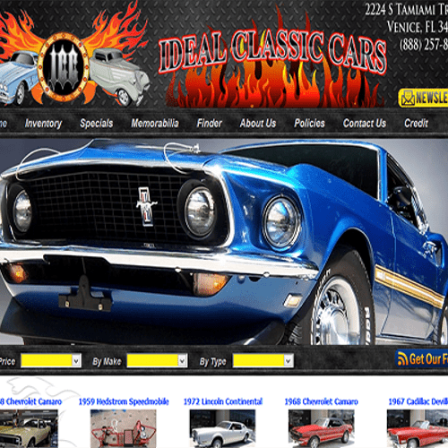 www.idealclassiccars.net is a site I designed whil