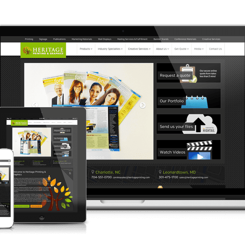 Web Design: 100+ page responsive website with cust