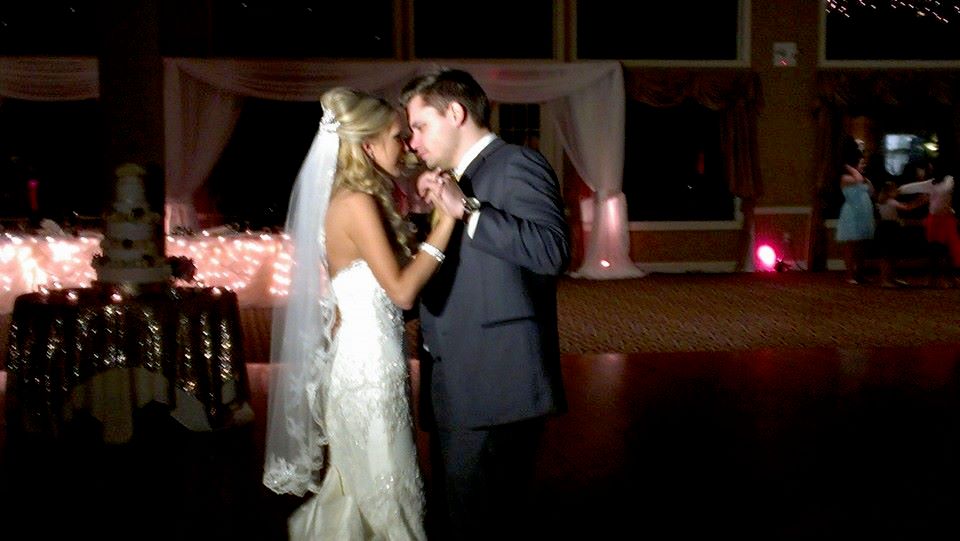 Sarah and Anthony 1st dance at Weymouth Country Cl