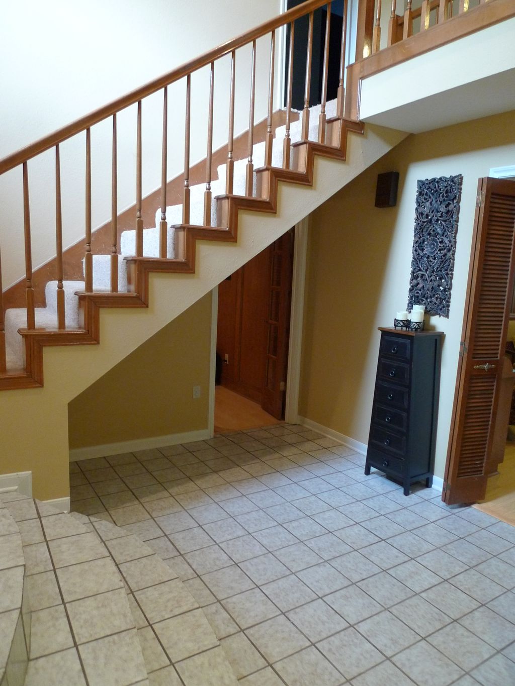 Before picture of entry area.