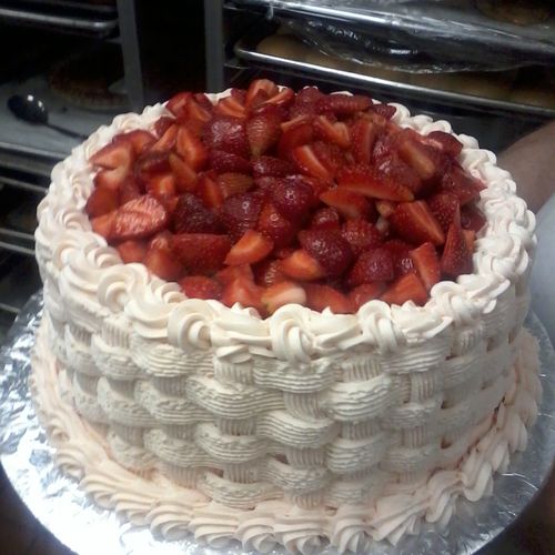 over the top strawberry cake