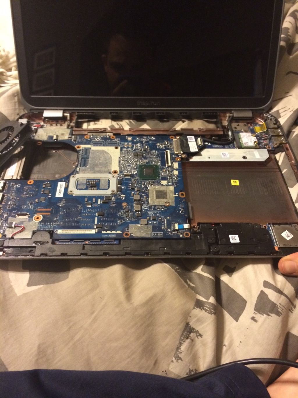 Laptop Fan made horrible noise and overheat. Took 