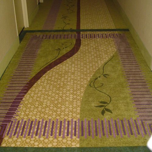 Corridor in a multi-level Hotel located in Alexand