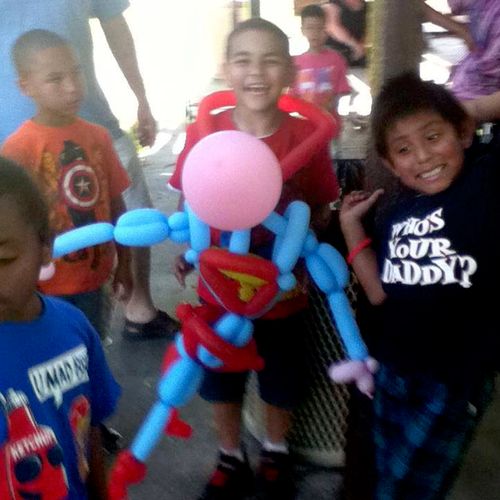 Raynbow makes special balloon creations, like at J