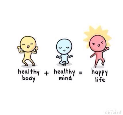 Being healthy means taking care of your mind, body