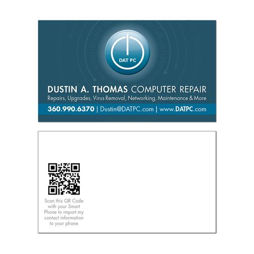Business Card Design and Layout for DAT PC