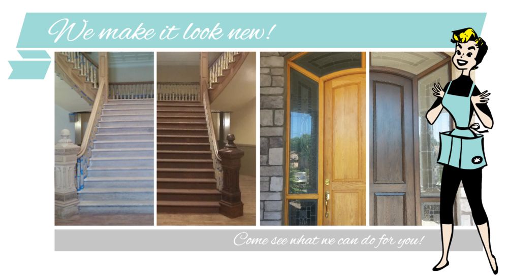 Classic before and after shots