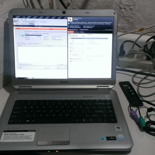 This SONY VAIO was loaded with Viruses/Mal-ware no