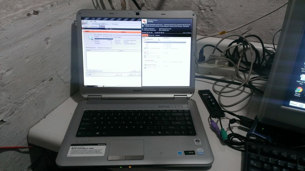 This SONY VAIO was loaded with Viruses/Mal-ware no