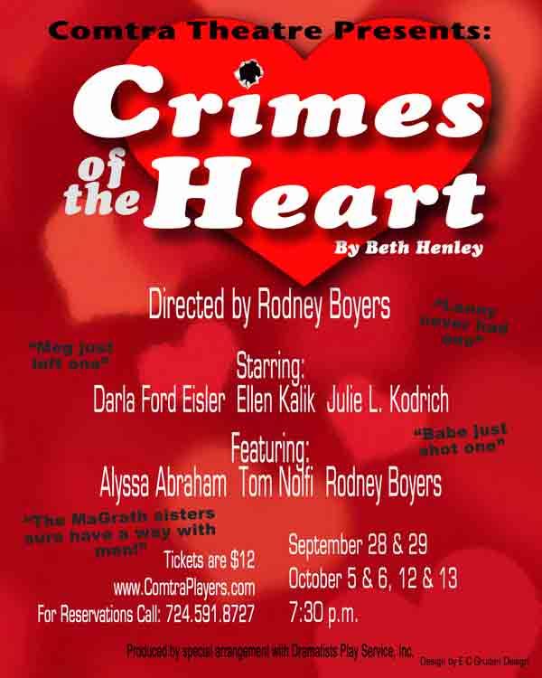 Poster I produced for a local theater group.