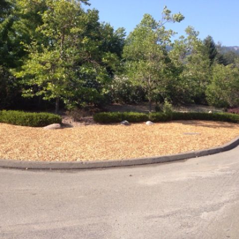 Mulch install Los Alamos