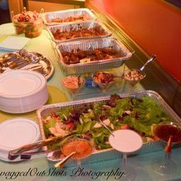 Buffet set up for a private party