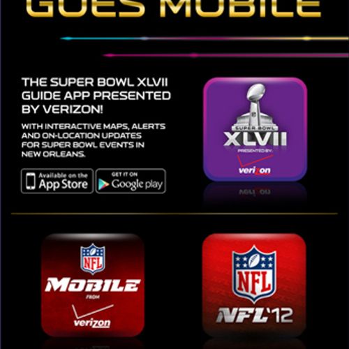 NFL Superbowl Goes Mobile (design for NFL)