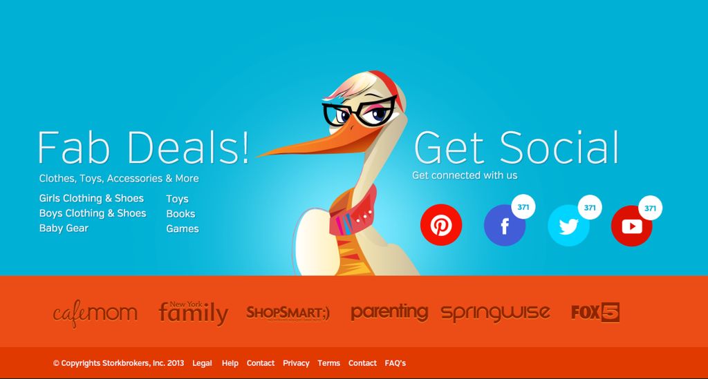 StorkBrokers - New Splash Page Footer