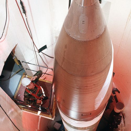 Minuteman III missile in silo