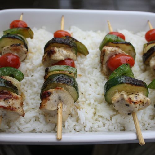 Chicken and Veggie Kabobs are just one of our heal