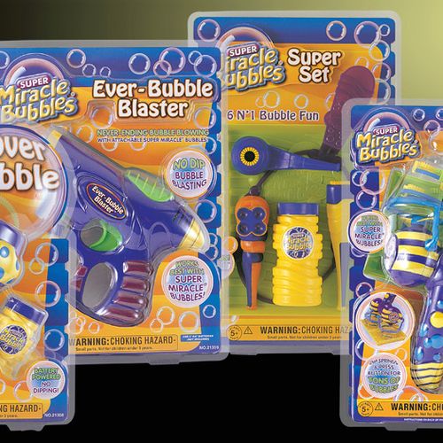Super Miracle Bubbles - 
Package design, logo and 