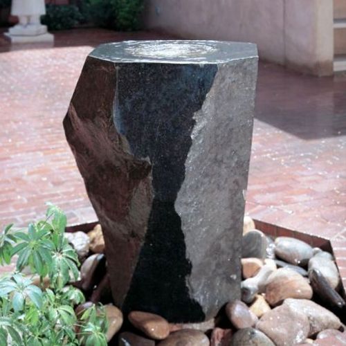 "Edge fountain" Solid granite....