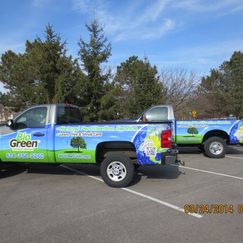 A couple of Bio Green Ohio vehicles!