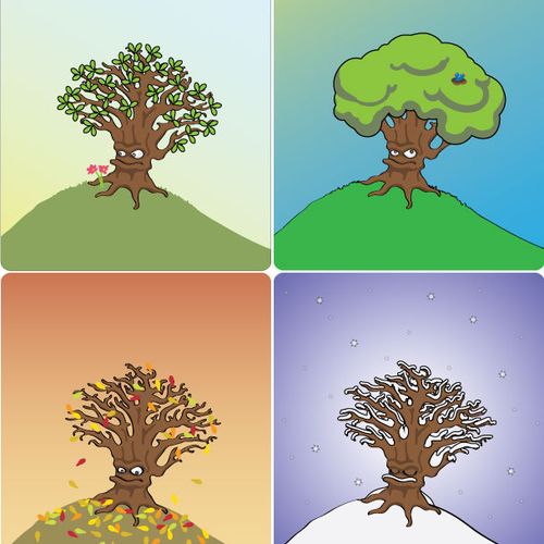 Four Seasons Sequence Illustration