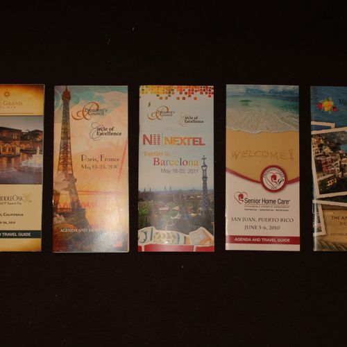 Incentive Travel Plan Of Events Brochures