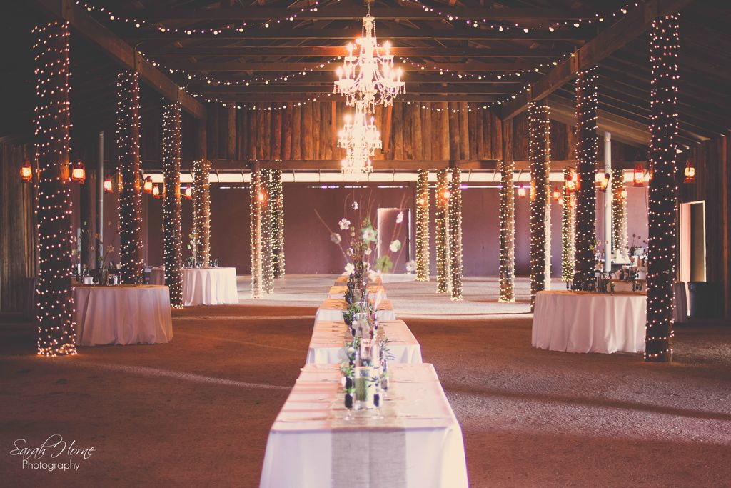 Elegant barn wedding