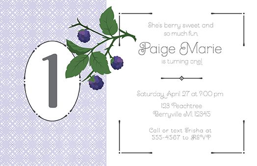 Custom birthday party invitation