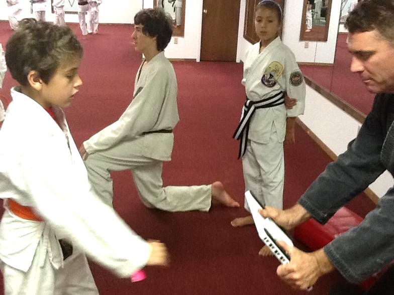Our sensei is a 7th-degree black belt who has been