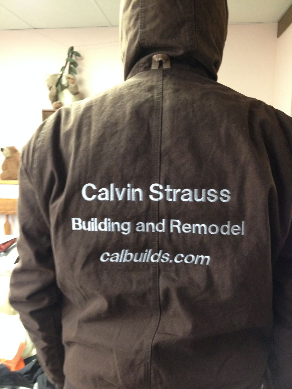 Company information on jackets.