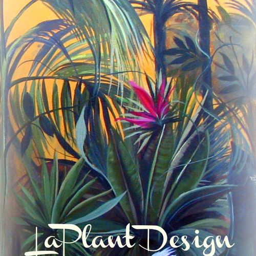 nature murals and plant landscape