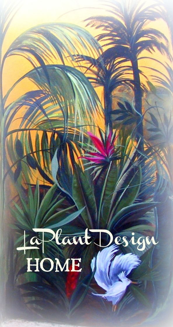 nature murals and plant landscape