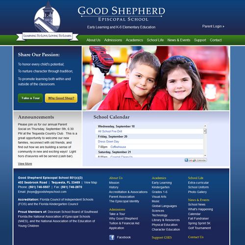 Good Shepherd Episcopal School Website