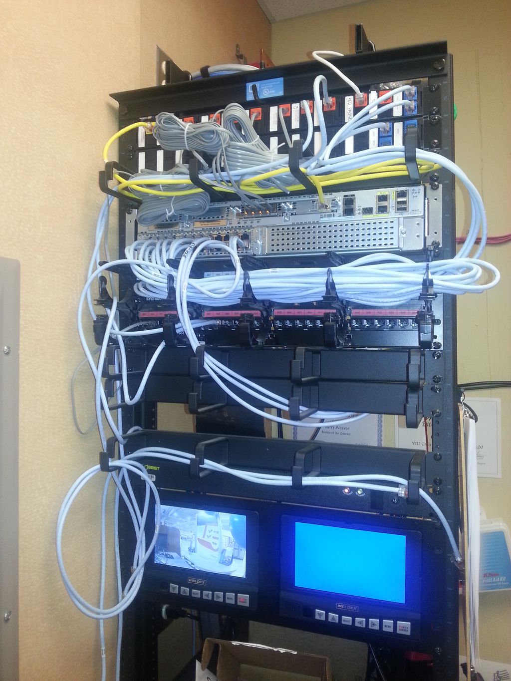 Doing a VoIP upgrade for a banking system.