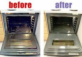 Stove before and after