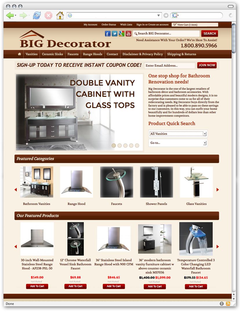 BigDecorator.com - Custom BigCommerce E-Commerce W