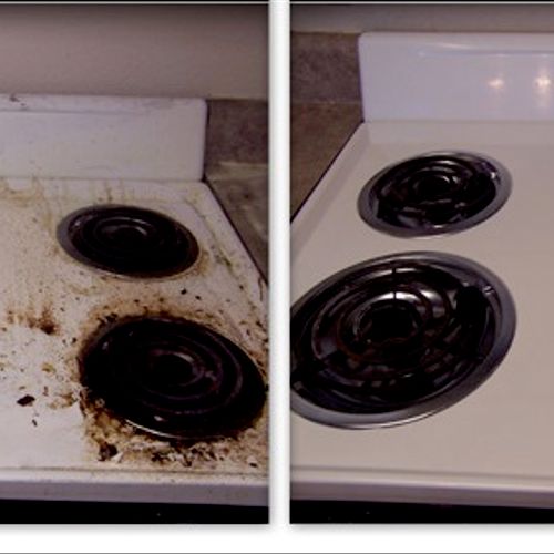 Make-Ready Stove-top (Before & After)