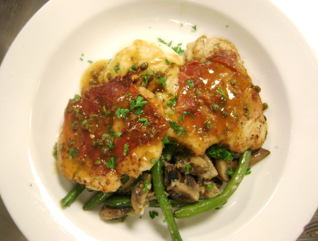Chicken Saltimbocca - Seared  Chicken with Sage an