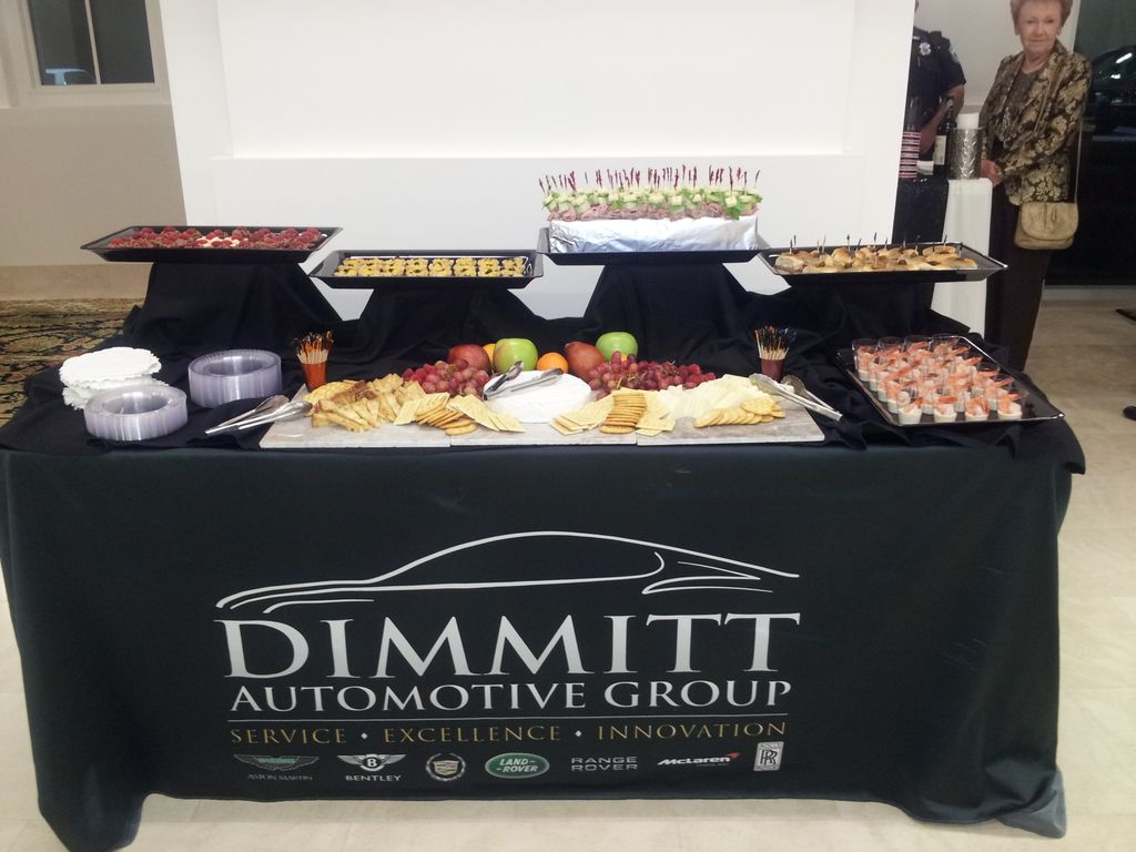 Finger food for the Rolls Royce crowd