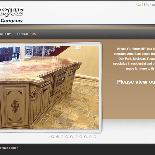 Website for Unique Furniture MFG. Co.
Oak Park, MI