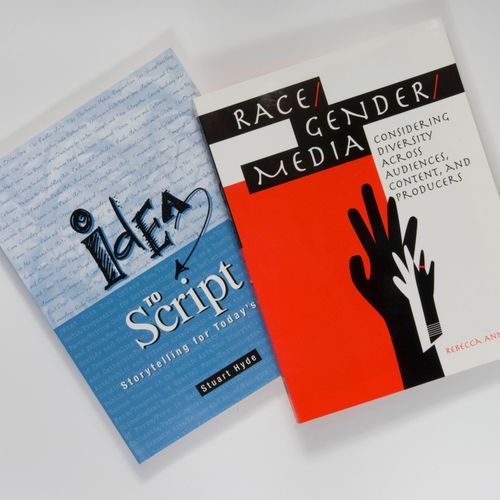 Textbook cover design, illustration, hand letterin