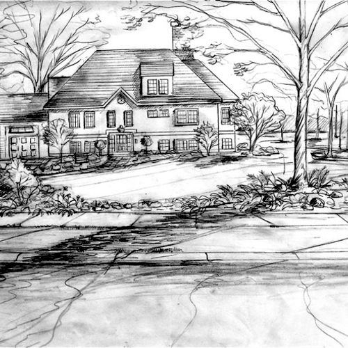 Woodbury- Landscape Design Conceptual Drawing