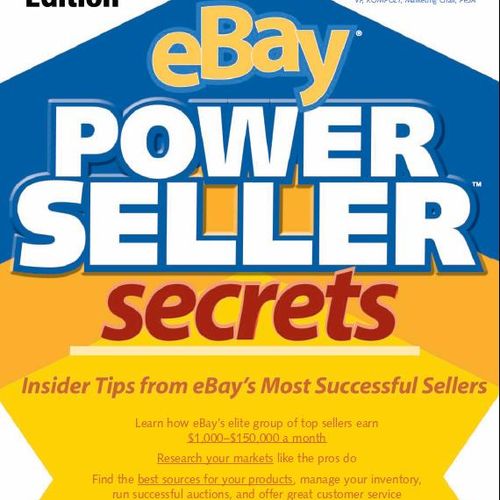 The bestselling book of secrets for eBay sellers.