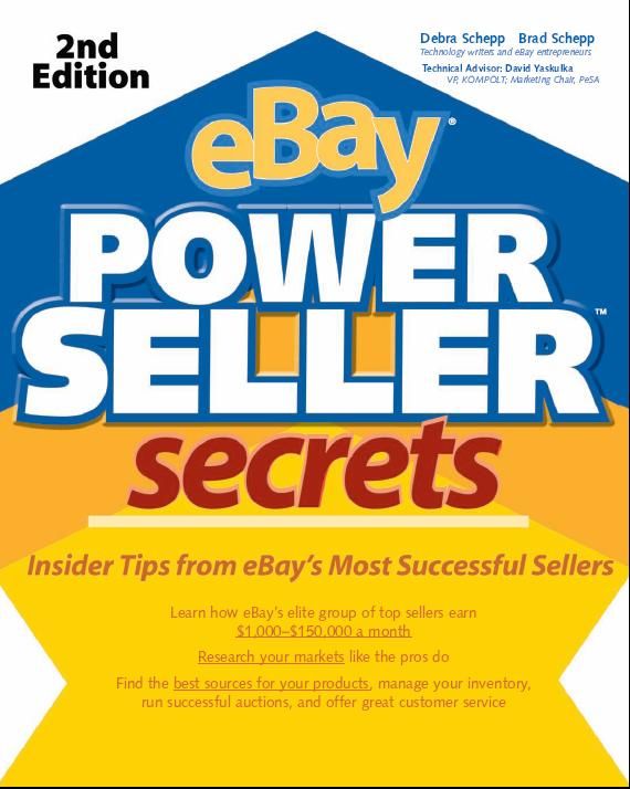 The bestselling book of secrets for eBay sellers.