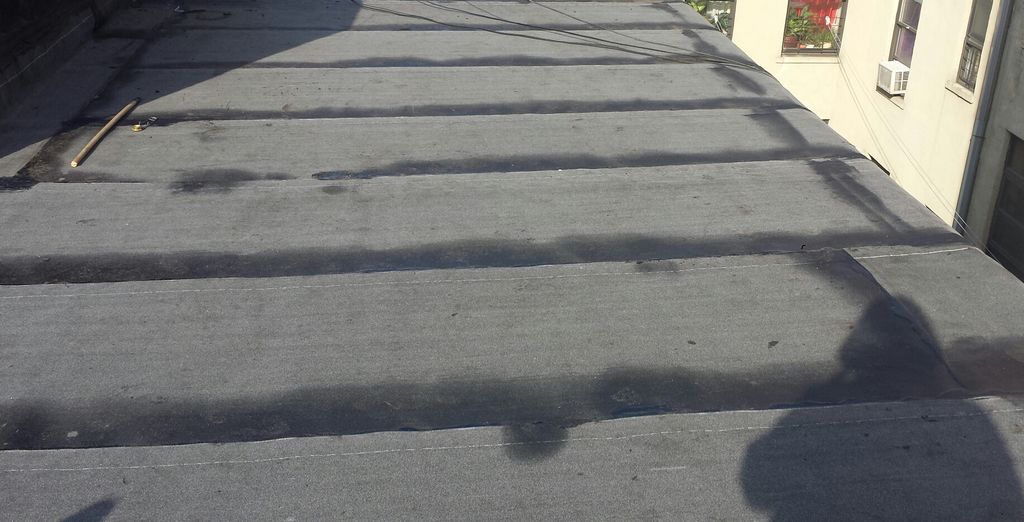 Flat Roof Repair Work.