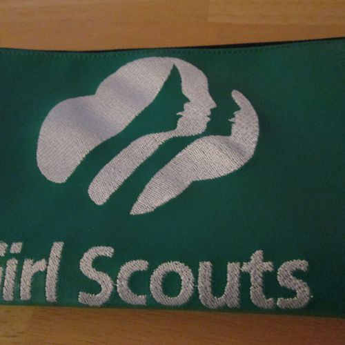 Girls Scout money bag