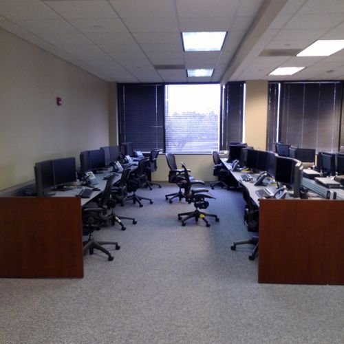 Office setup 40 pc's multiple screens and cisco ip